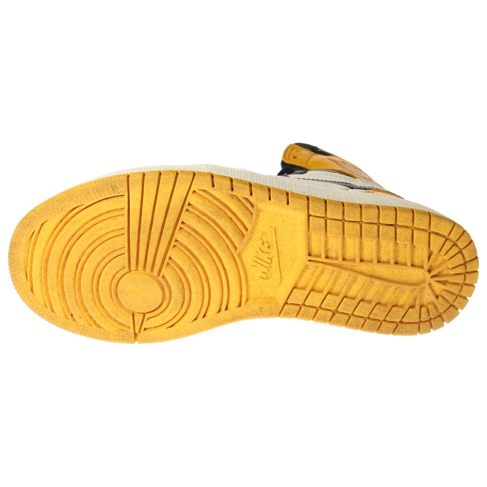 NIKE(ナイキ) AIR JORDAN 1 RETRO HIGH OG TAXI 555088-711 エアジョーダン 1 レトロ タクシー ハイカットスニーカー US9.5/27.5cm イエロー/ブラック