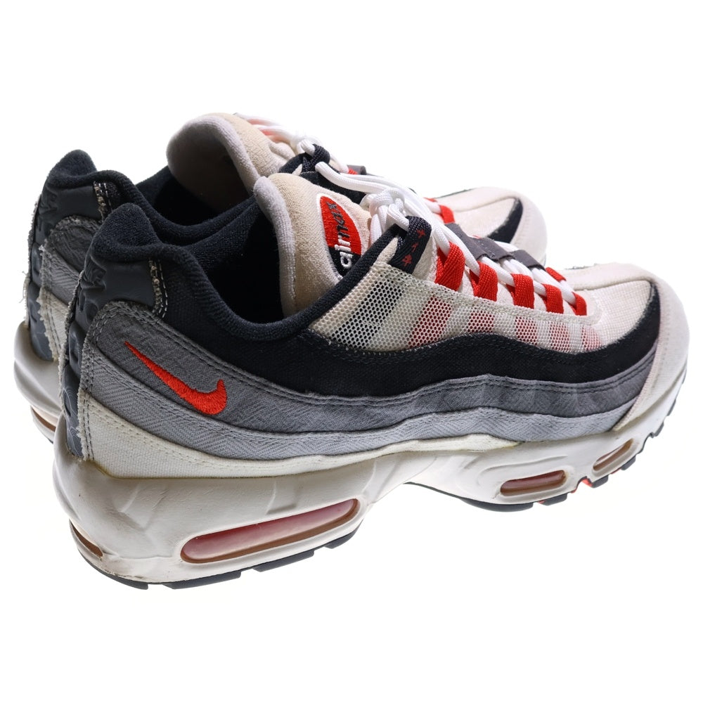 NIKE(ナイキ) AIR MAX 95 JAPAN DH9792-100 エアマックス ジャパン ローカットスニーカー US9.5/27.5cm ホワイト/レッド