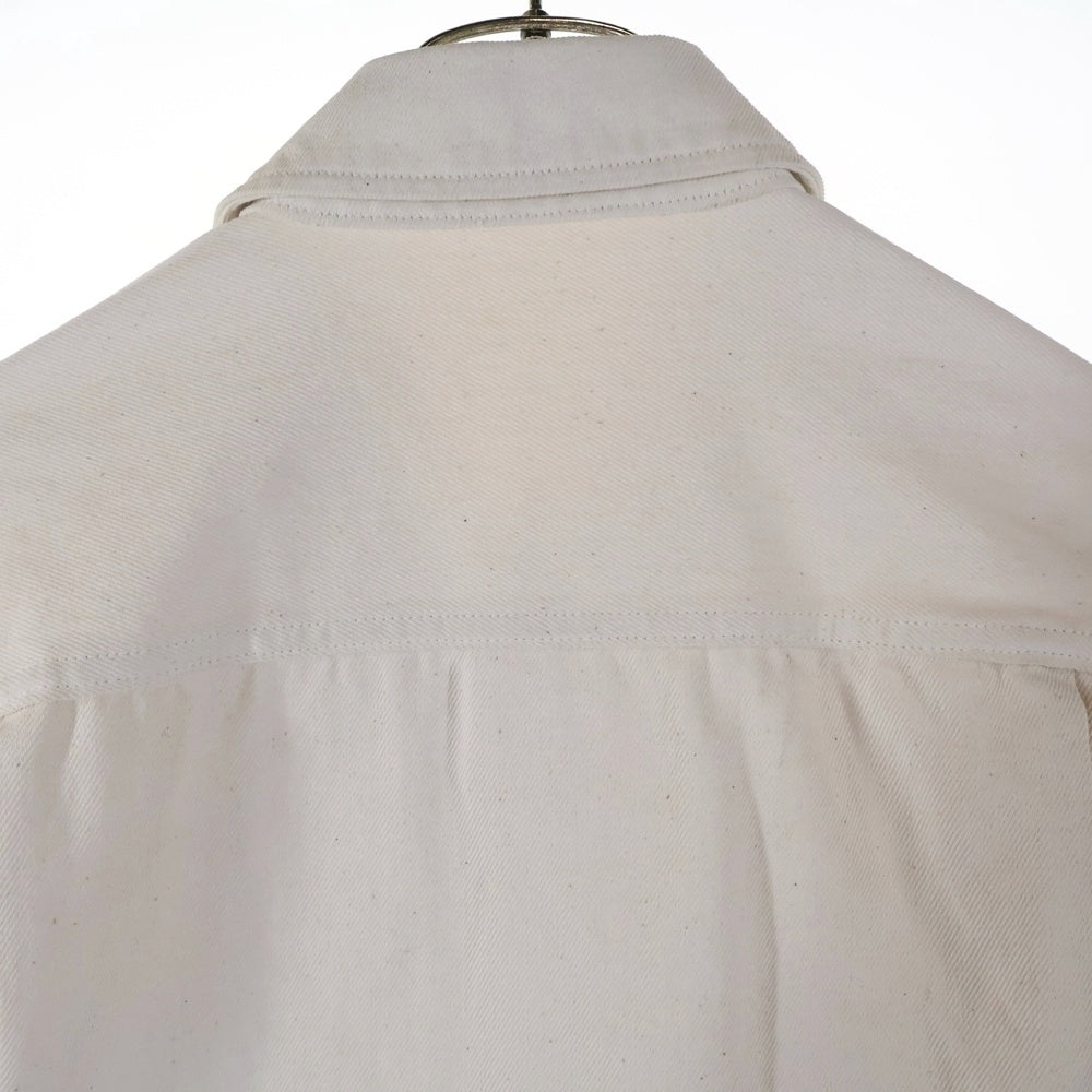 AURALEE(オーラリー) 20SS HARD TWIST DENIM BLOUSON A205B04DM デニムジャケット ホワイト