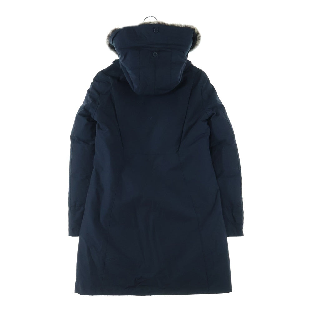 WOOLRICH(ウールリッチ) BOW BRIDGE 1402072 ボウブリッジ ラビットファー ダウンコート ネイビー レディース