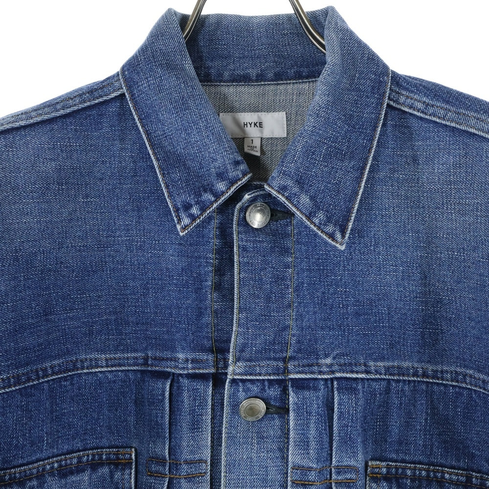 HYKE(ハイク) デニムジャケット インディゴ レディース