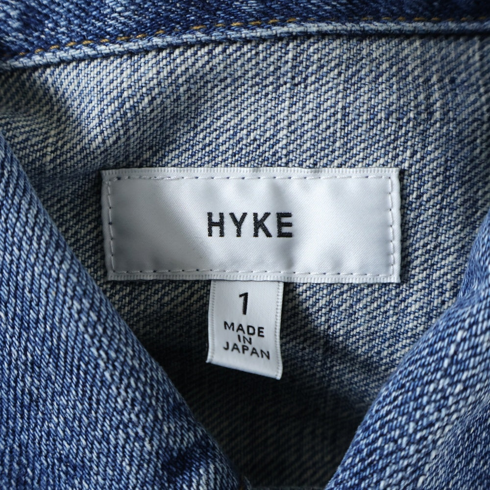 HYKE(ハイク) デニムジャケット インディゴ レディース