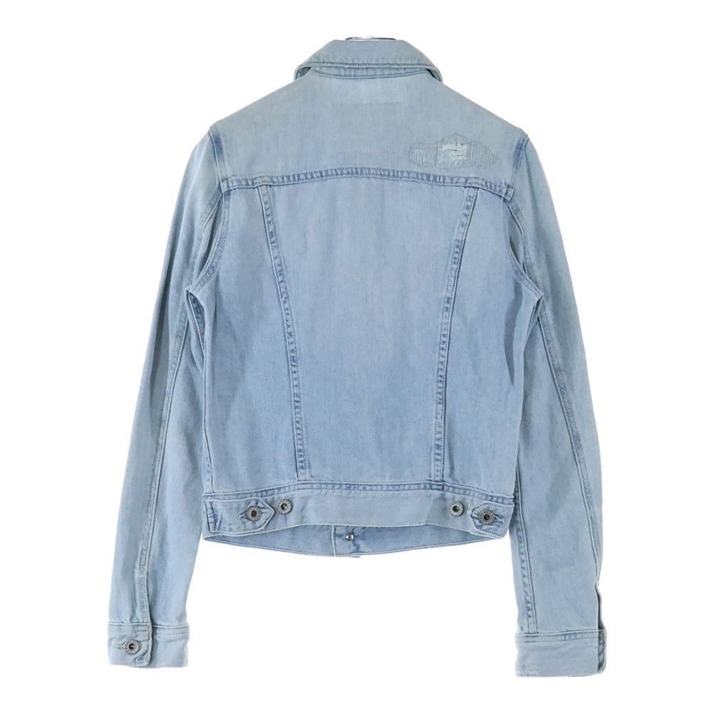 ADRIANO GOLDSCHMIED(アドリアーノゴールドシュミット) ダメージ デニムジャケット インディゴ レディース AG-23128