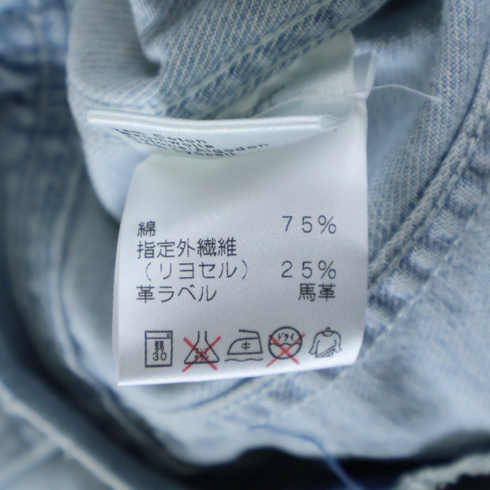 ADRIANO GOLDSCHMIED(アドリアーノゴールドシュミット) ダメージ デニムジャケット インディゴ レディース AG-23128