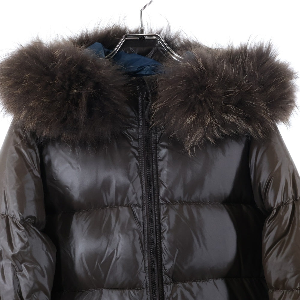 DUVETICA(デュベティカ) KAPPA カッパ ラグーンファー ダウンジャケット ブラウン レディース MFG-1057R