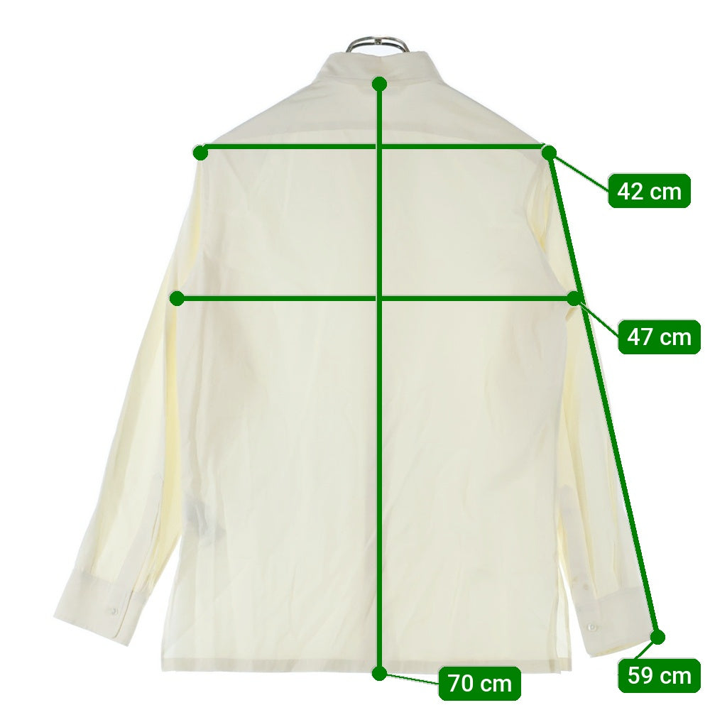 AURALEE(オーラリー) 21AW WASHED FINX TWILL SHIRTS A21AS02TN ウォッシュド フィンクス ツイルシャツ アイボリー