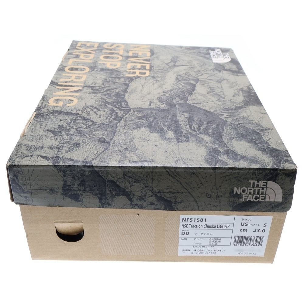 THE NORTH FACE(ザノースフェイス) TRACTION CHUKKA LITE WP NF51581 ショートブーツ ネイビー レディース US5/23.0cm