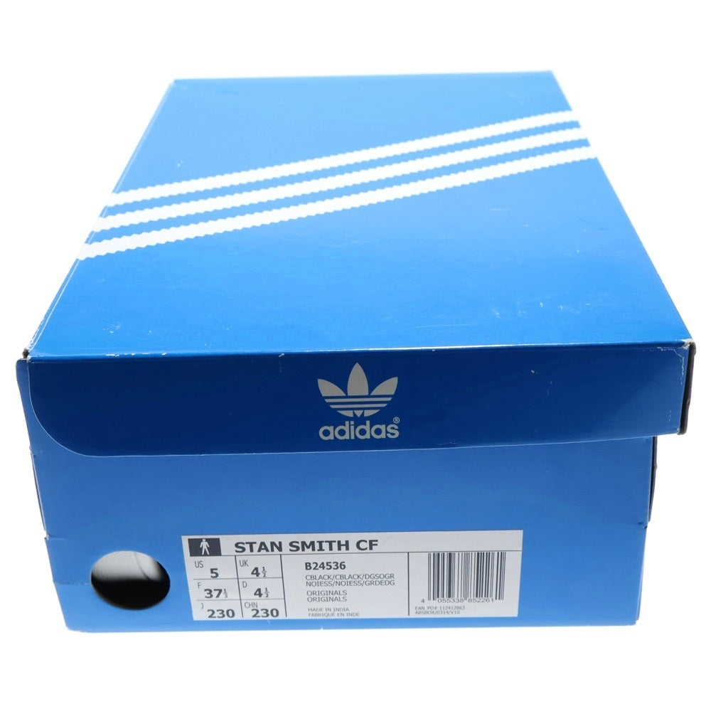 adidas(アディダス) STAN SMITH CF B24536 スタンスミス ローカットスニーカー ベルクロ ブラック レディース US5/23.0cm