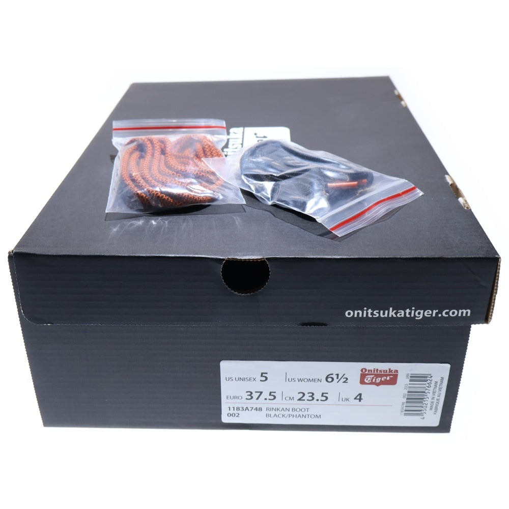 Onitsuka Tiger(オニツカタイガー) レースアップ ミドルブーツ ブラック 118A748-002 レディース US5/23.5cm