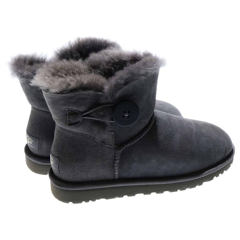 UGG(アグ) ボタン ショート ムートンブーツ グレー レディース 3352 US5/22.0cm