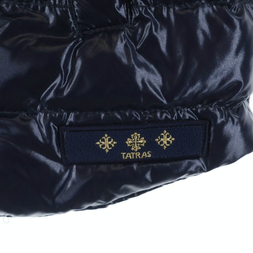 TATRAS(タトラス) ナイロン フード ジップアップ ダウンベスト ネイビー レディース LTA15S4449