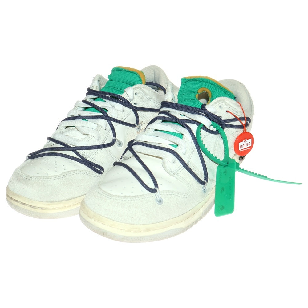 NIKE(ナイキ) ×OFF-WHITE DUNK LOW LOT20 DJ0950-115 オフホワイト ダンク ローカットスニーカー グレー US9.5/27.5cm