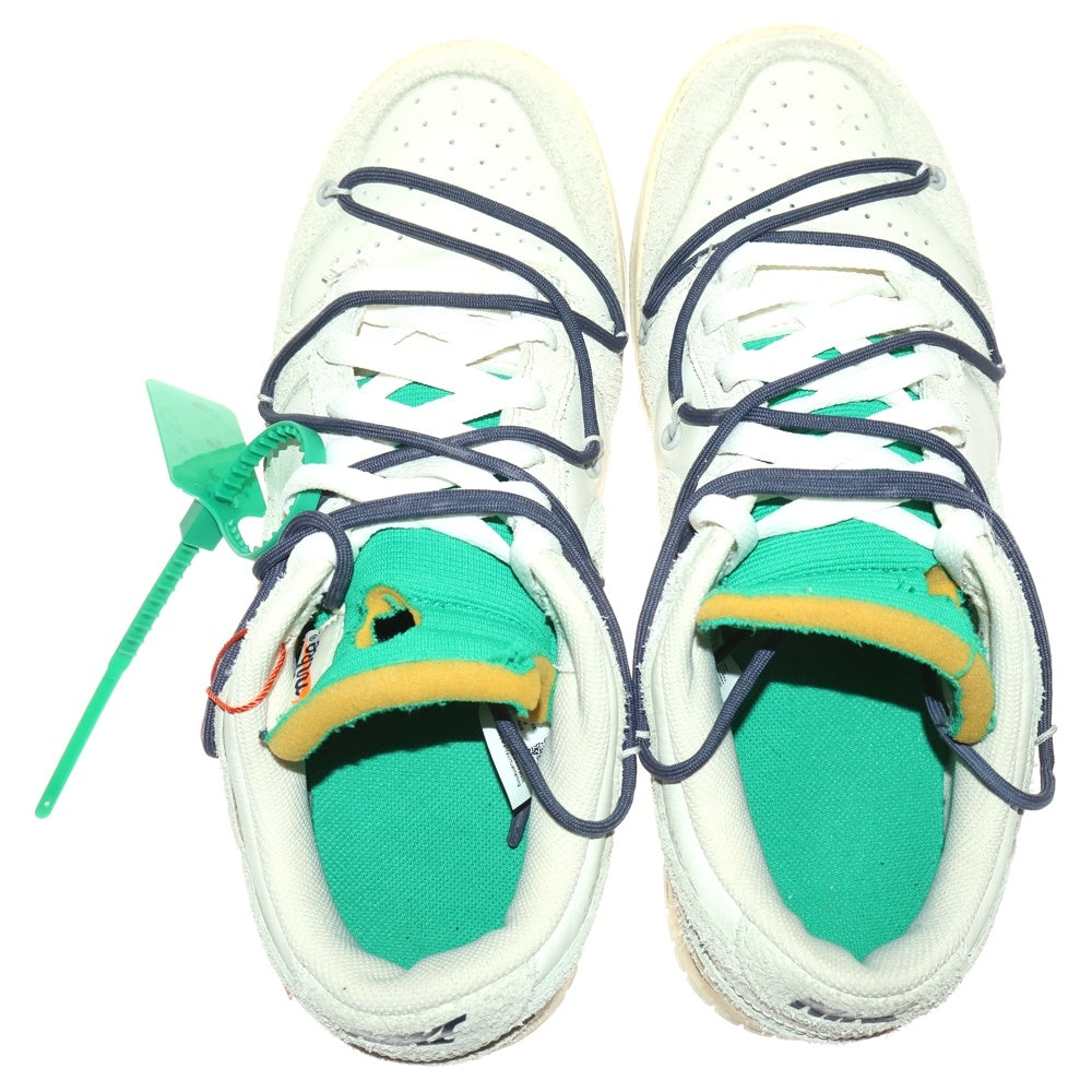 NIKE(ナイキ) ×OFF-WHITE DUNK LOW LOT20 DJ0950-115 オフホワイト ダンク ローカットスニーカー グレー US9.5/27.5cm