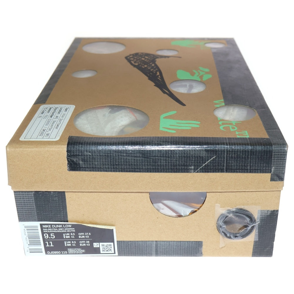 NIKE(ナイキ) ×OFF-WHITE DUNK LOW LOT20 DJ0950-115 オフホワイト ダンク ローカットスニーカー グレー US9.5/27.5cm
