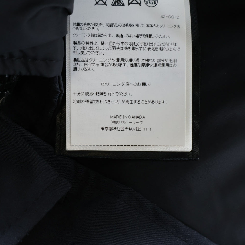 CANADA GOOSE(カナダグース) MACKENZIE PARKA マッケンジーダウンコート ファーフーデッドジャケット ネイビー 2302JL