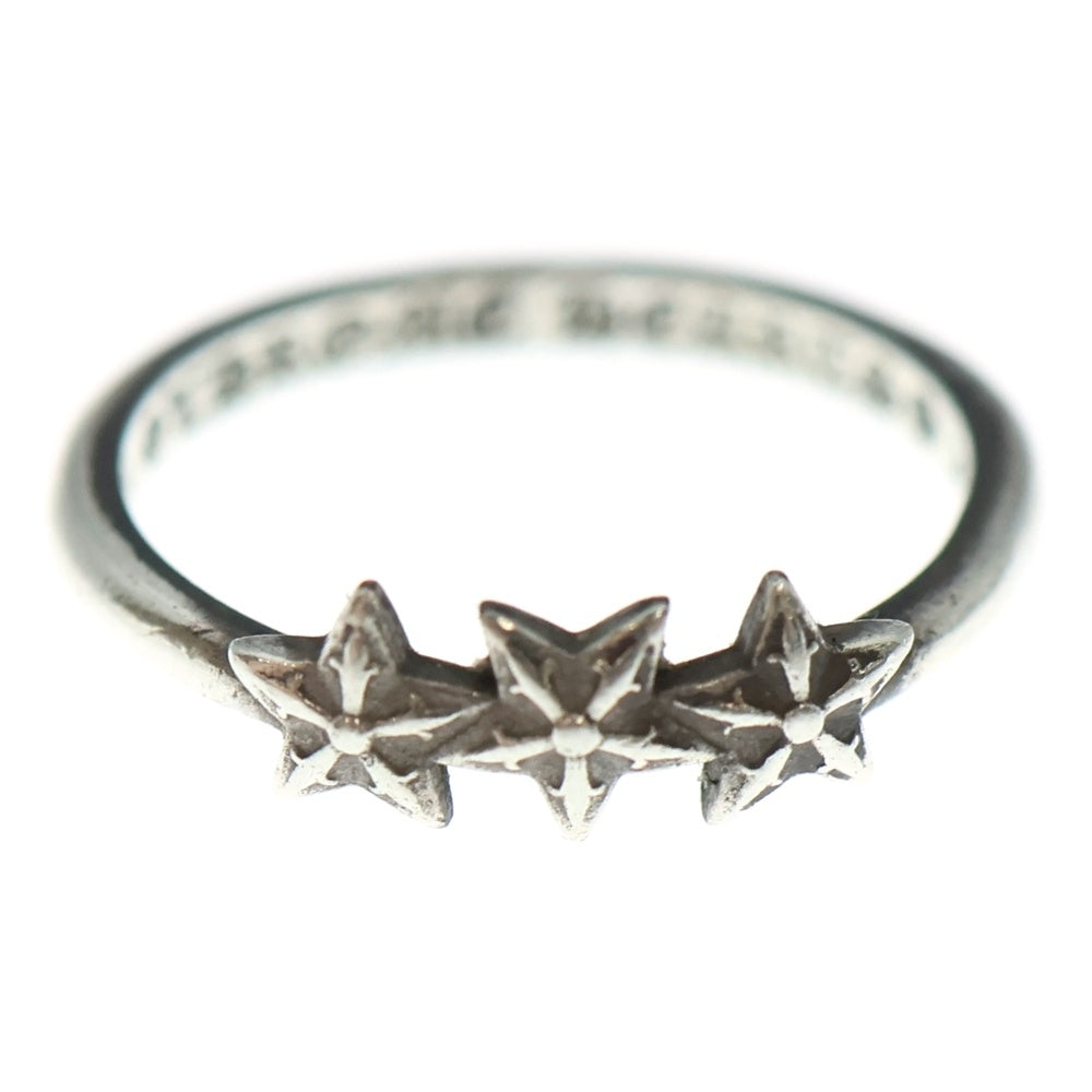 CHROME HEARTS(クロムハーツ) BUBBLEGUM 3STAR バブルガム3スター リング シルバー BCA411