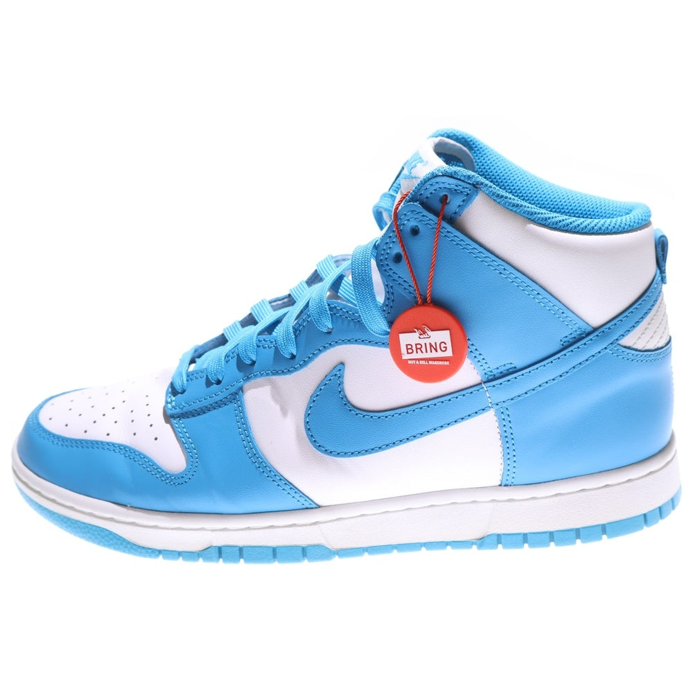 NIKE(ナイキ) DUNK HIGH RETRO CHAMPIONSHIP BLUE DD1399-400 ダンク レトロ チャンピオンシップブルー ハイカットスニーカー US10/28.0cm ホワイト/ブルー
