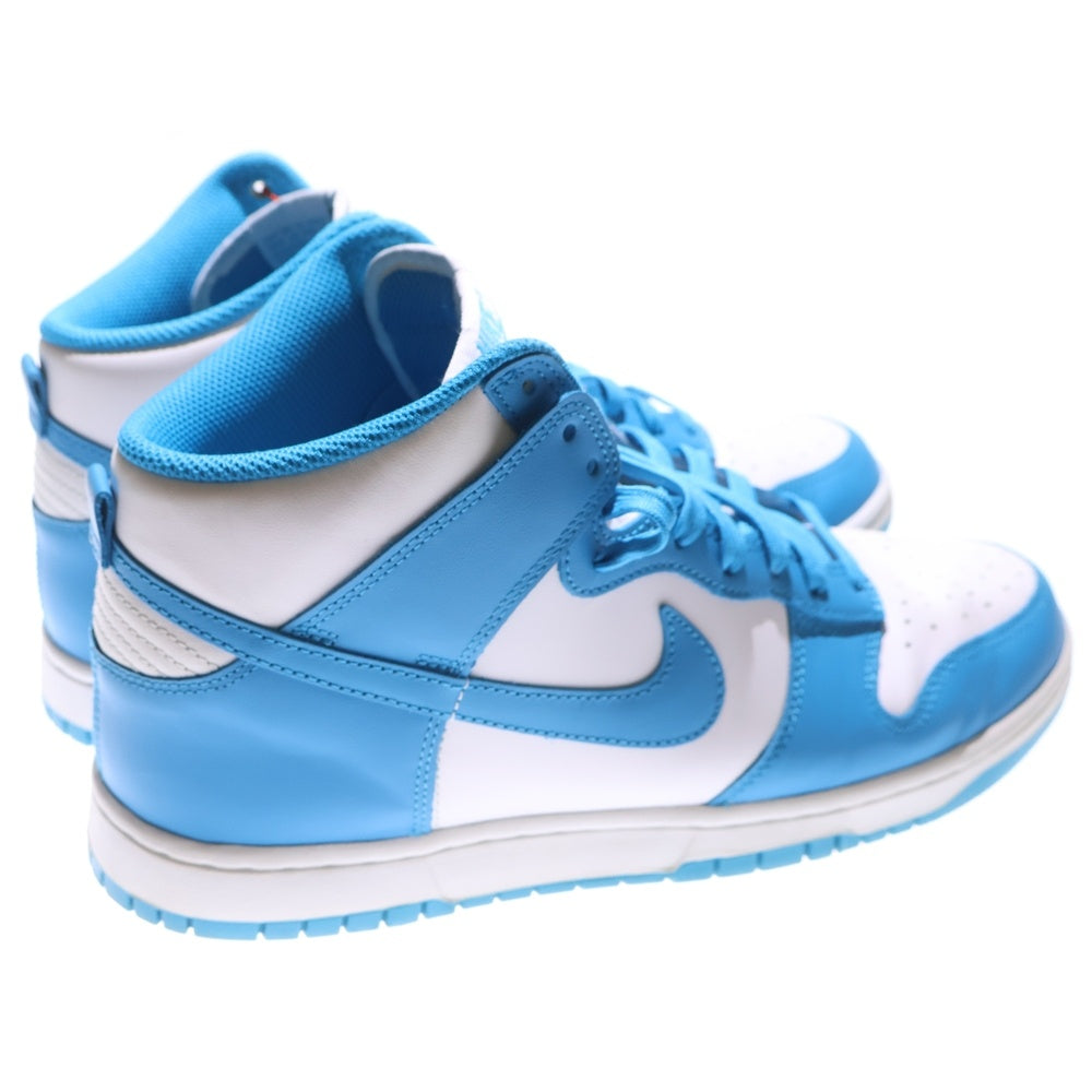 NIKE(ナイキ) DUNK HIGH RETRO CHAMPIONSHIP BLUE DD1399-400 ダンク レトロ チャンピオンシップブルー ハイカットスニーカー US10/28.0cm ホワイト/ブルー