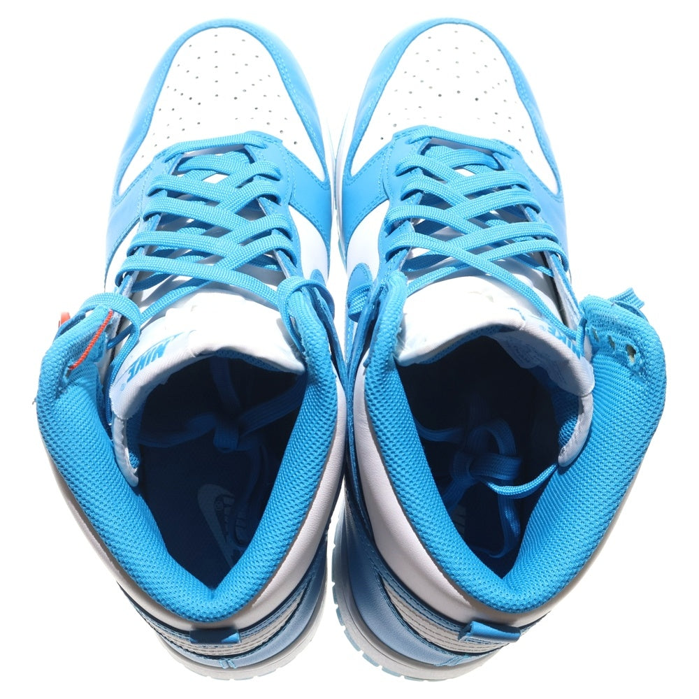 NIKE(ナイキ) DUNK HIGH RETRO CHAMPIONSHIP BLUE DD1399-400 ダンク レトロ チャンピオンシップブルー ハイカットスニーカー US10/28.0cm ホワイト/ブルー