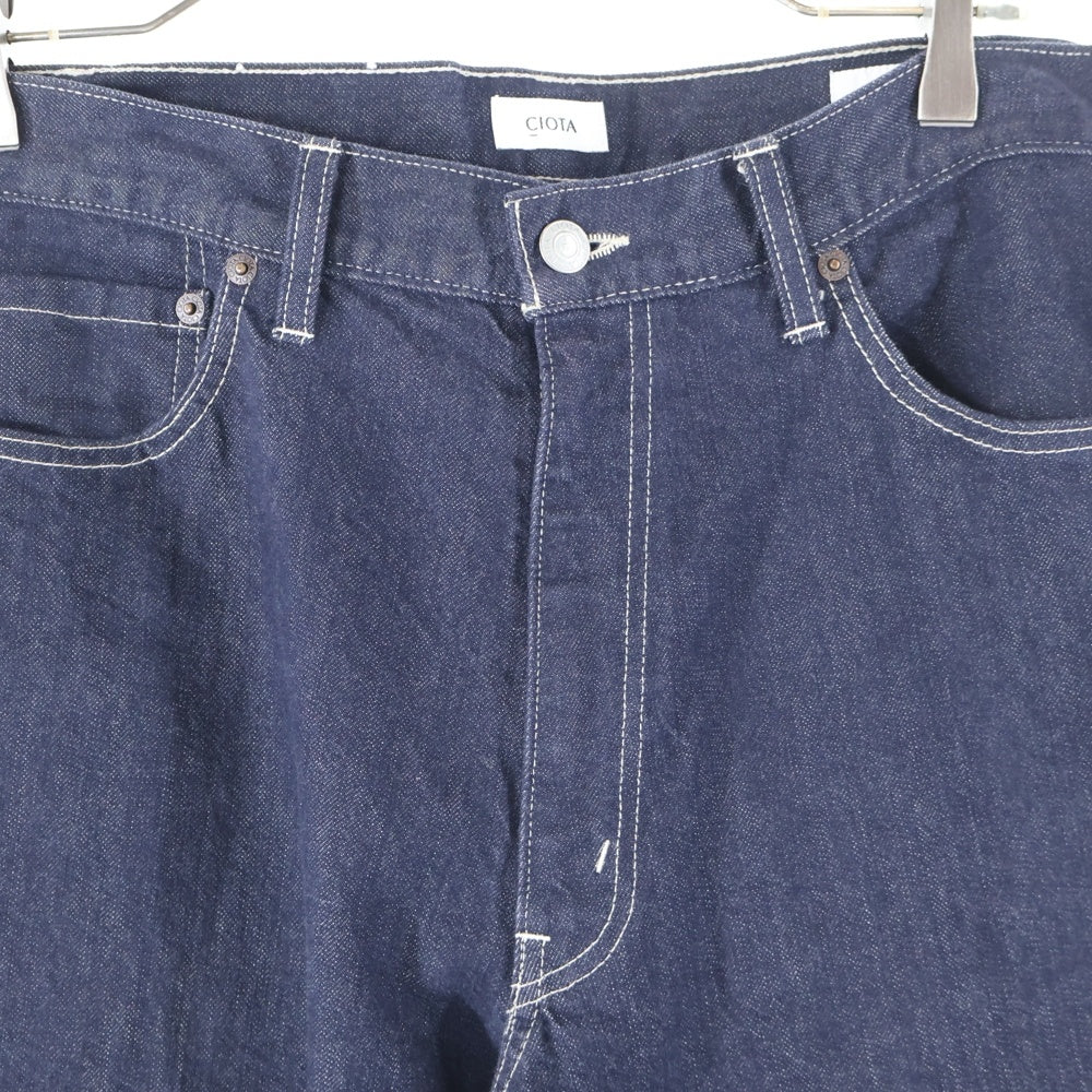 Graphpaper(グラフペーパー) ×CIOTA シオタ サンプル ジップフライ デニムパンツ インディゴ