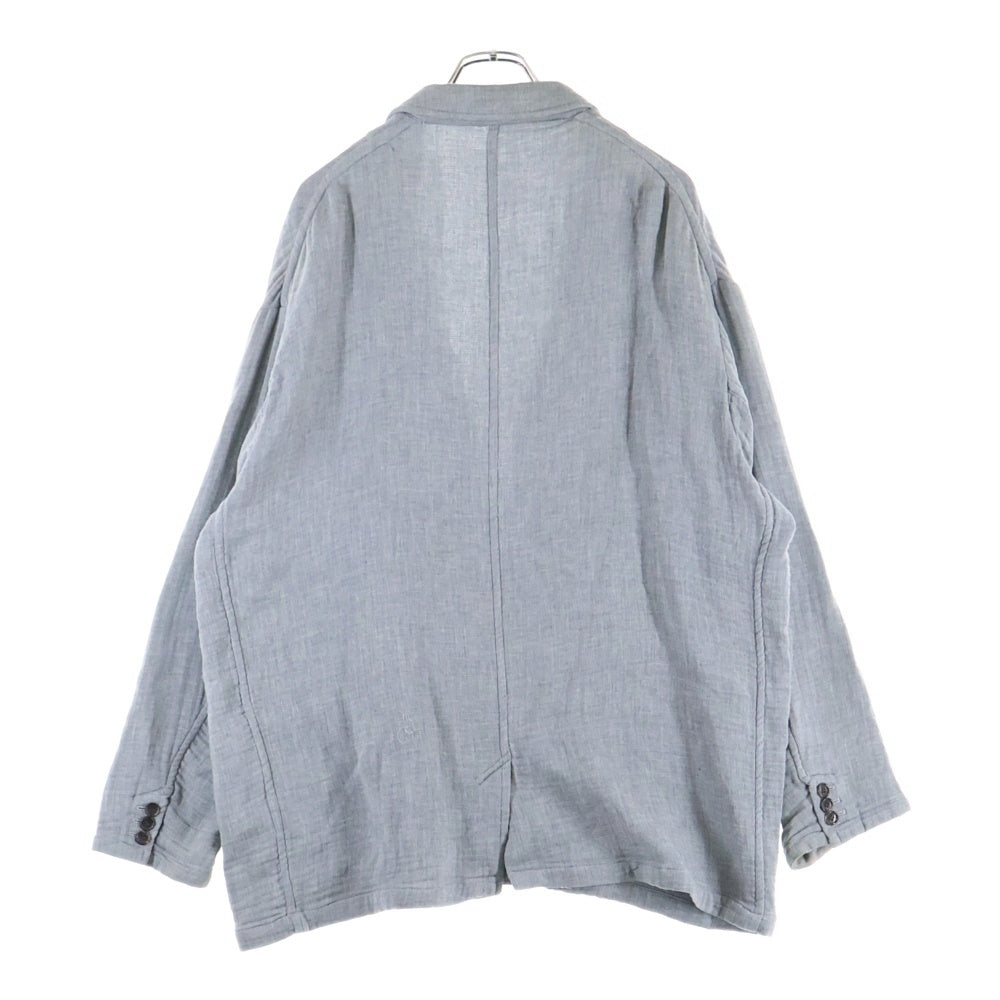Graphpaper(グラフペーパー) Gauze Oversized Jacket GU191-20041 ガーゼオーバーサイズ テーラードジャケット グレー