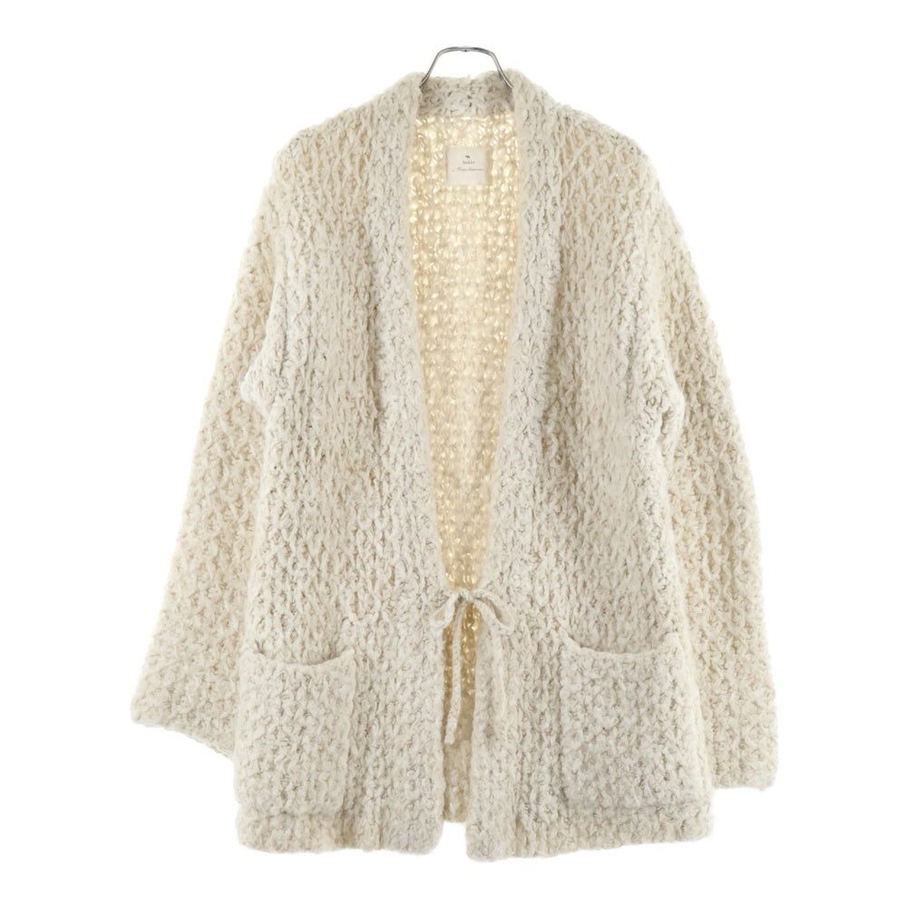 bukht(ブフト) ×Ron Herman ロンハーマン アルパカ混 ニット カーディガン セイル BV-006302