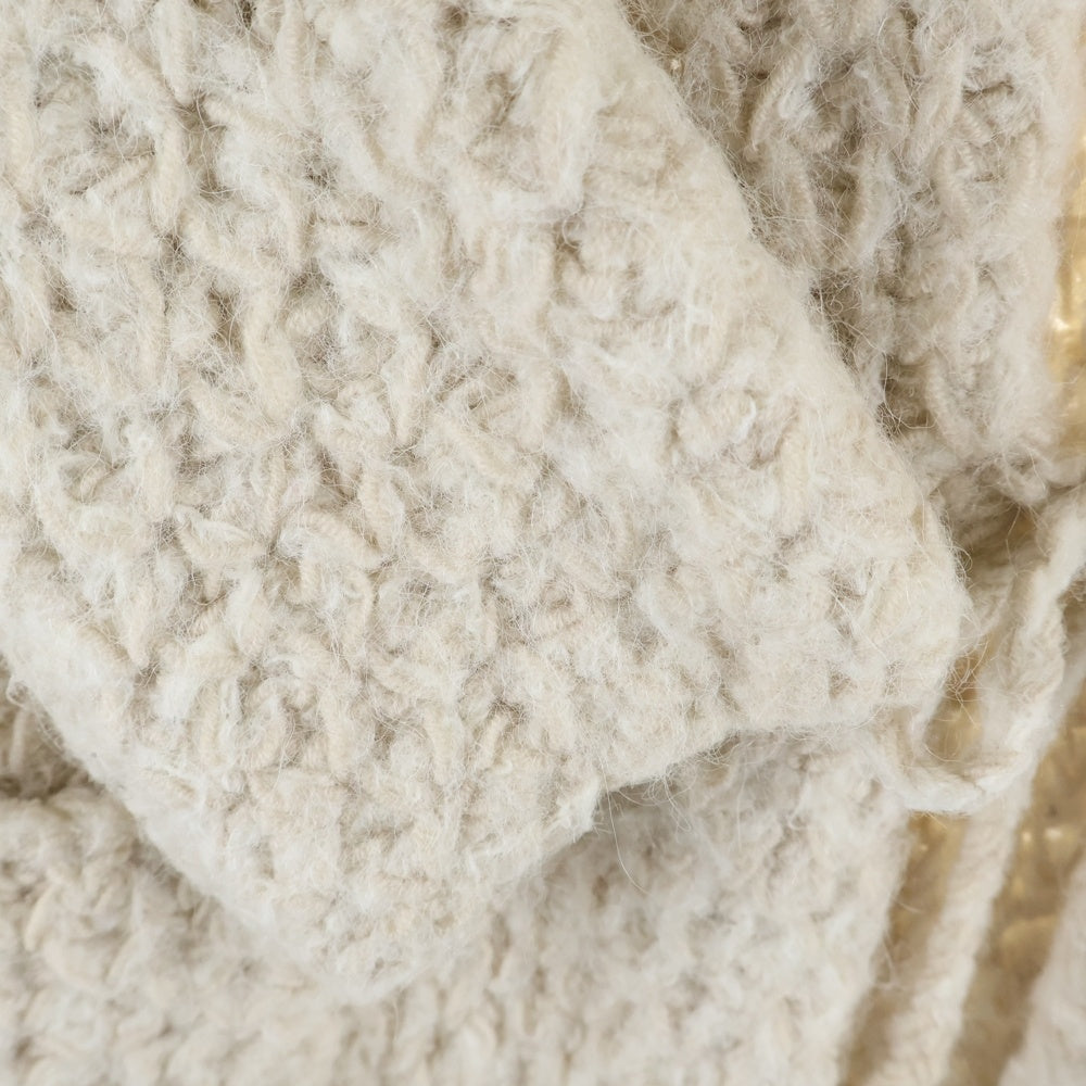 bukht(ブフト) ×Ron Herman ロンハーマン アルパカ混 ニット カーディガン セイル BV-006302