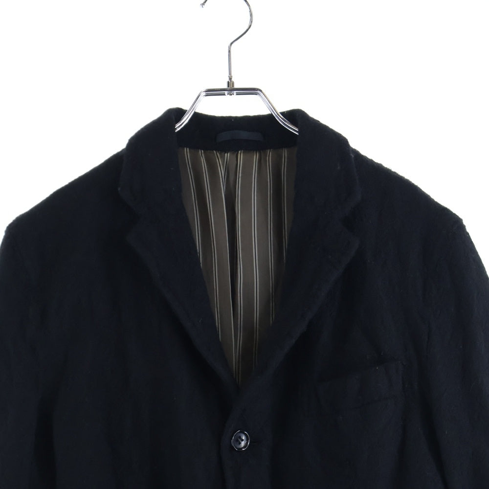 COMME des GARCONS HOMME(コムデギャルソンオム) 05AW ウール縮絨 3B テーラードジャケット ブラック HP-J037