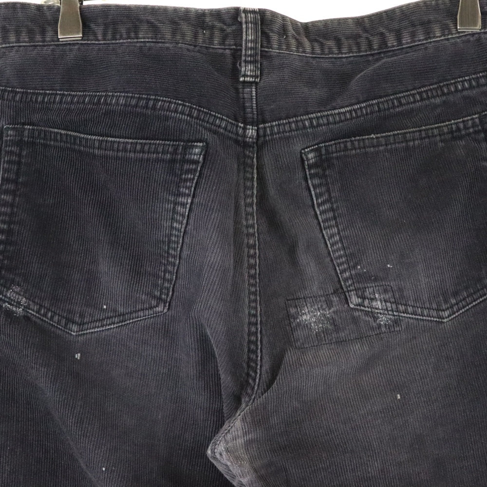 RON HERMAN(ロンハーマン) ダメージ加工 ジップフライ コーデュロイパンツ グレー 612060030