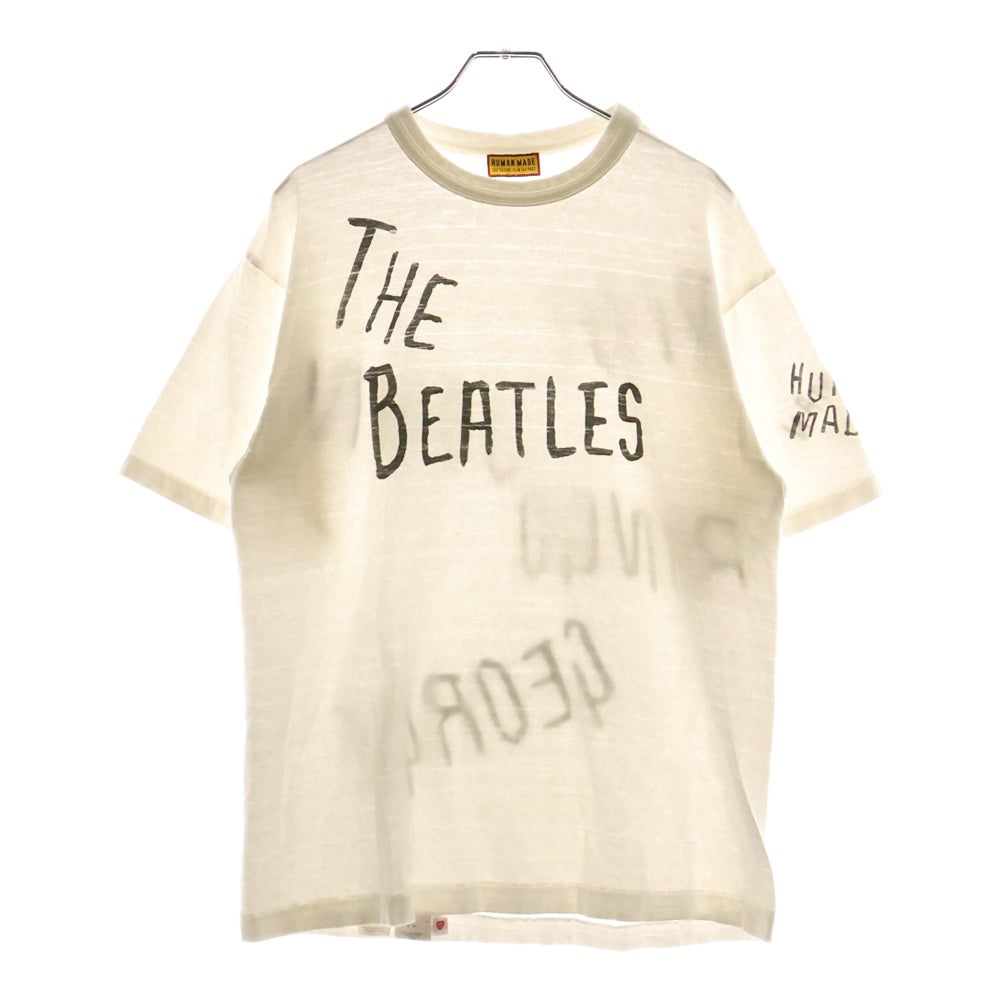 HUMAN MADE(ヒューマンメイド) THE BEATLES プリントTシャツ 半袖カットソー ホワイト