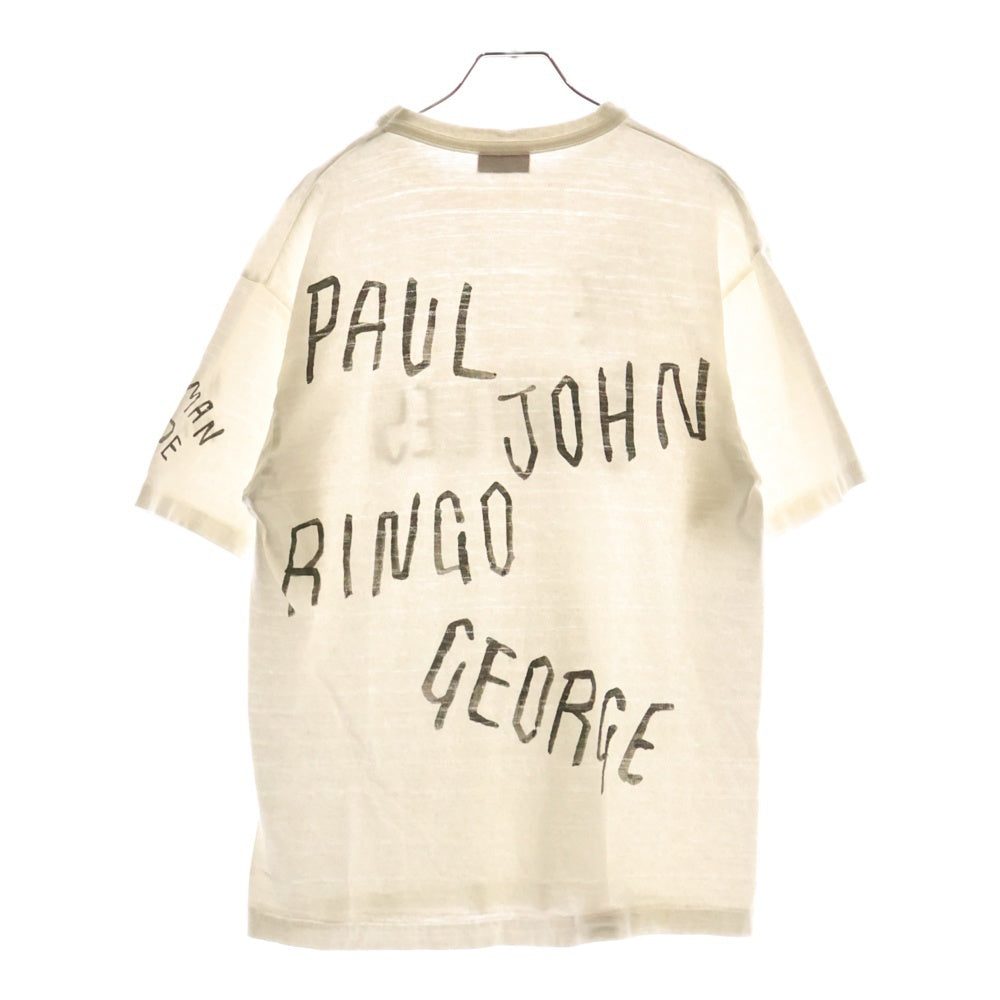 HUMAN MADE(ヒューマンメイド) THE BEATLES プリントTシャツ 半袖カットソー ホワイト