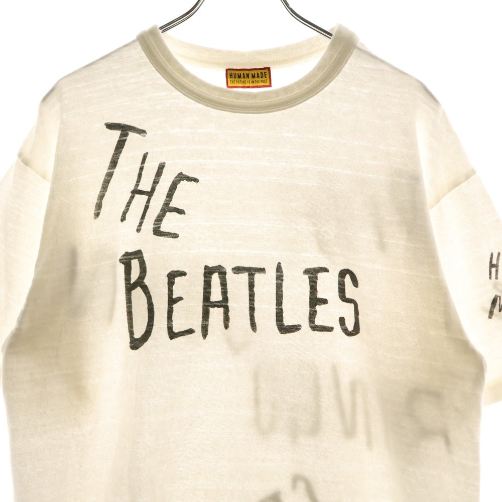 HUMAN MADE(ヒューマンメイド) THE BEATLES プリントTシャツ 半袖カットソー ホワイト