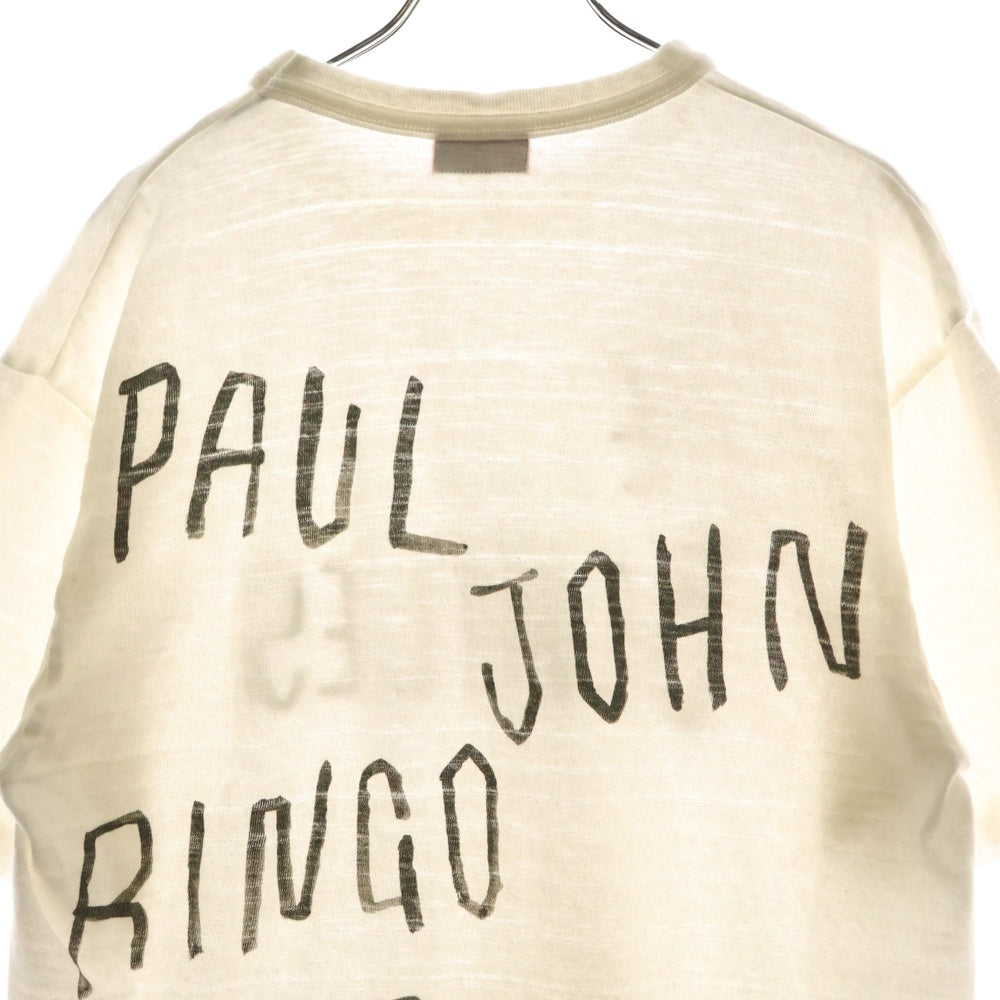 HUMAN MADE(ヒューマンメイド) THE BEATLES プリントTシャツ 半袖カットソー ホワイト