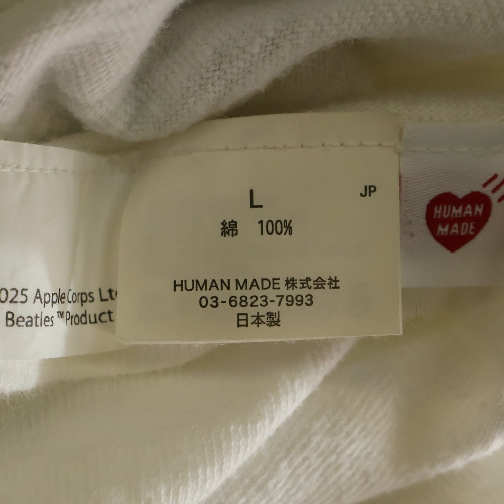HUMAN MADE(ヒューマンメイド) THE BEATLES プリントTシャツ 半袖カットソー ホワイト