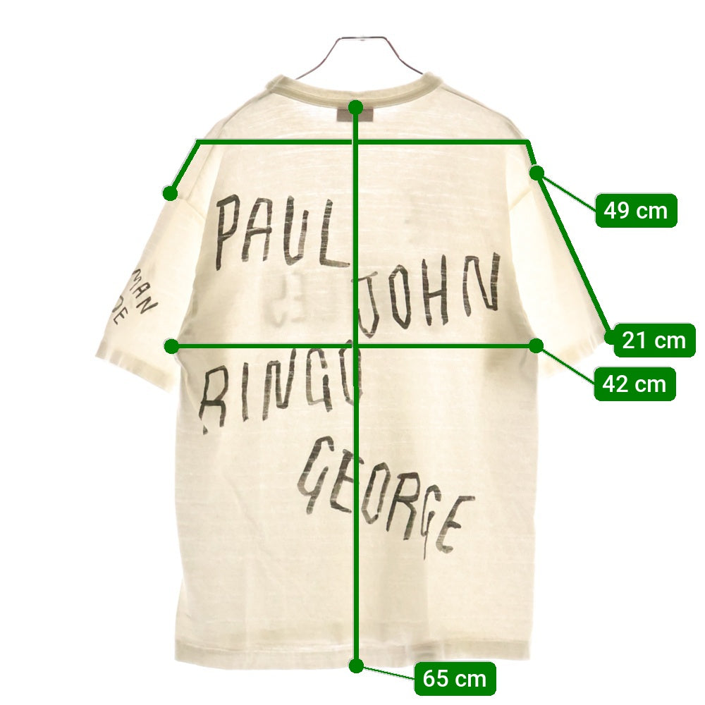 HUMAN MADE(ヒューマンメイド) THE BEATLES プリントTシャツ 半袖カットソー ホワイト