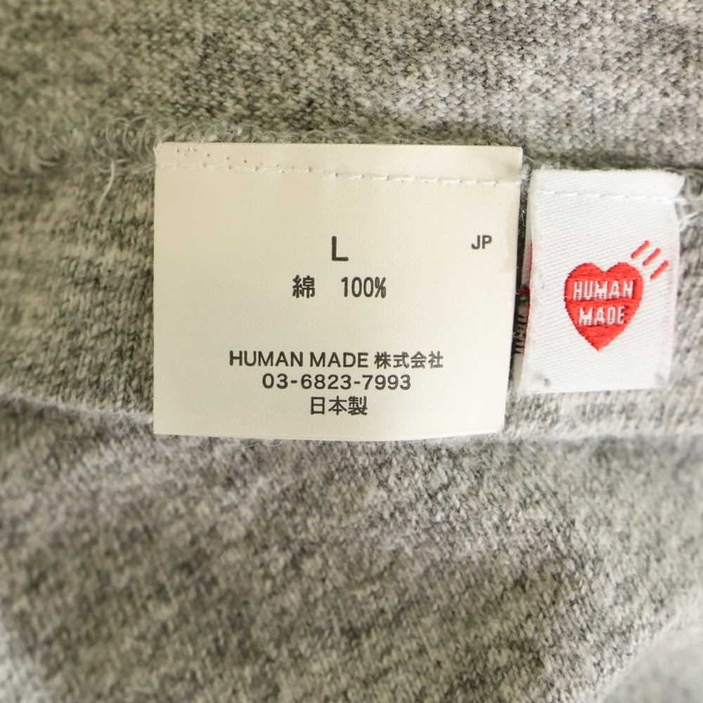 HUMAN MADE(ヒューマンメイド) Classic T-Shirt プリントTシャツ 半袖カットソー グレー