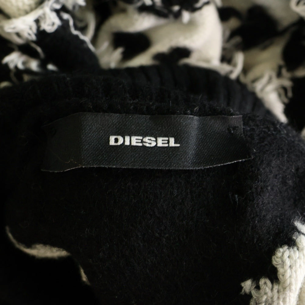 DIESEL(ディーゼル) ハイネック ニット ワンピース ブラック レディース