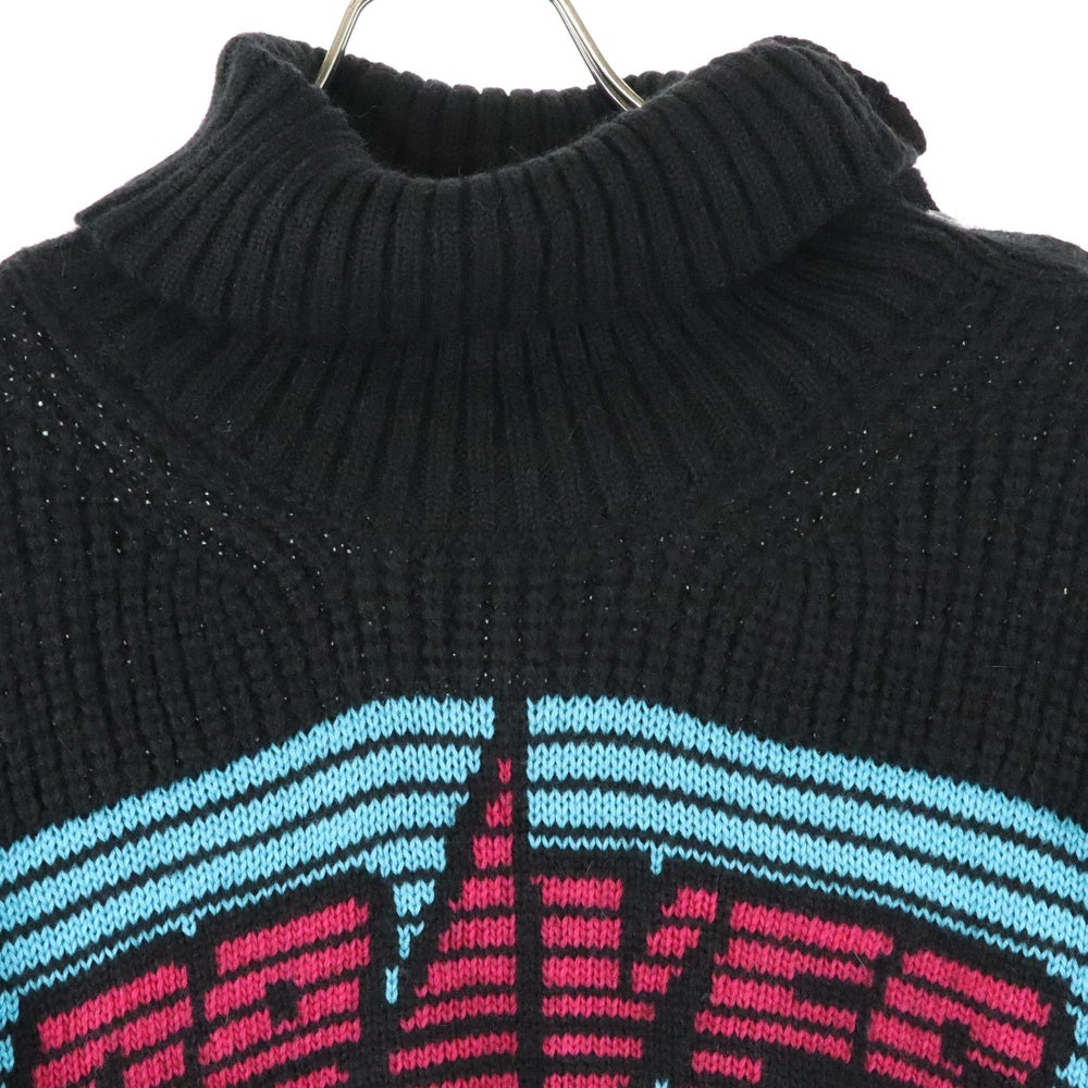 DIESEL(ディーゼル) アシンメトリー プルオーバー ニットセーター ブラック レディース