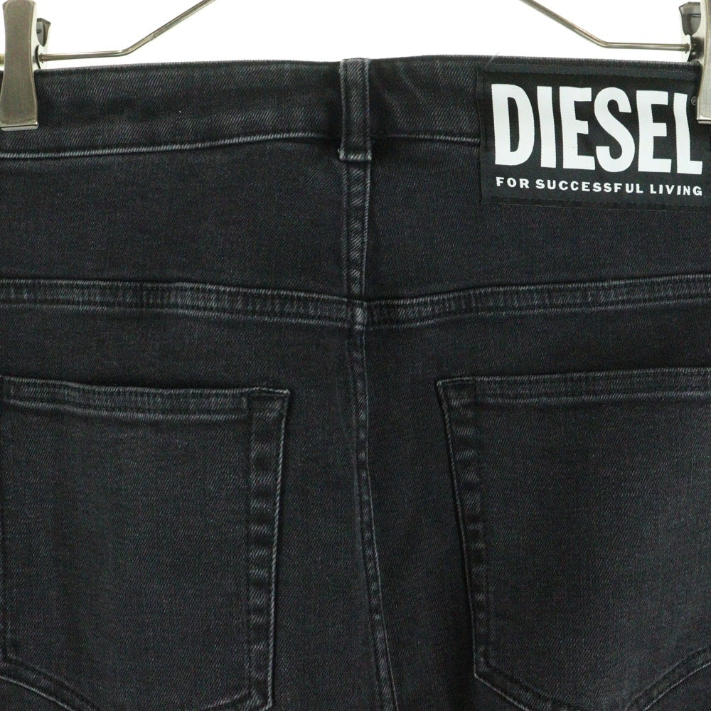 DIESEL(ディーゼル) フロント ジップ スカート グレー レディース