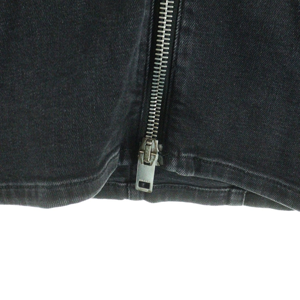 DIESEL(ディーゼル) フロント ジップ スカート グレー レディース