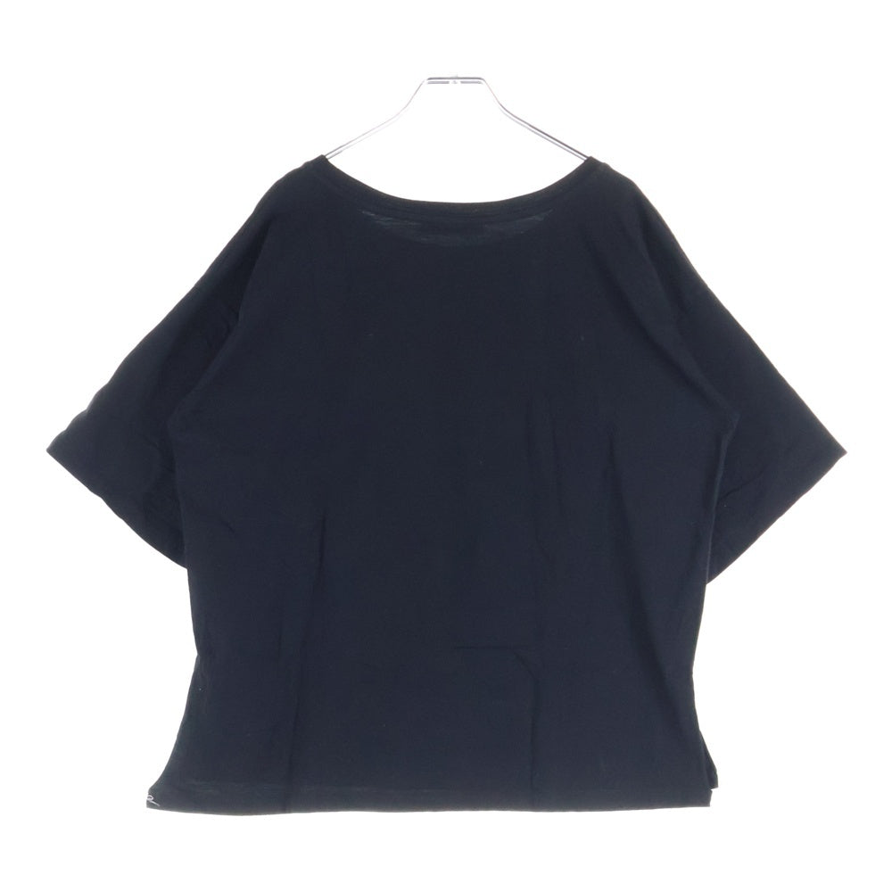 DIESEL(ディーゼル) フロント ロゴ サイドスリット入り クルーネック 半袖Tシャツ カットソー レディース