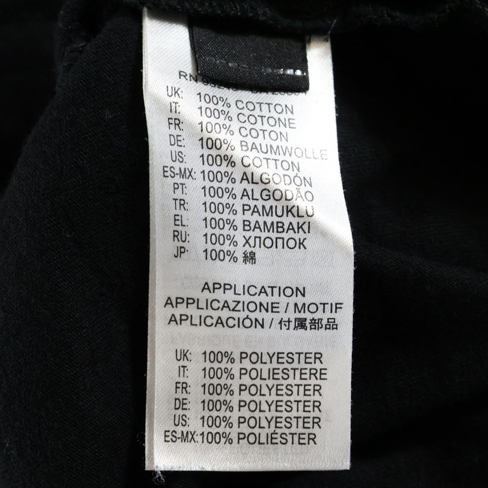 DIESEL(ディーゼル) フロント ロゴ サイドスリット入り クルーネック 半袖Tシャツ カットソー レディース