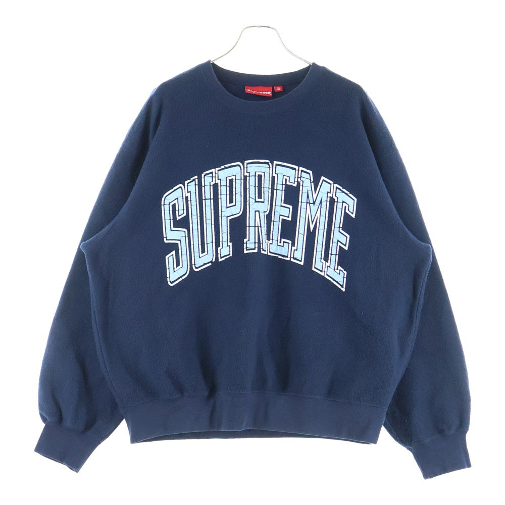 SUPREME(シュプリーム) 23AW INSIDE OUT CREWNECK インサイドアウト クルーネック スウェットトレーナー ネイビー