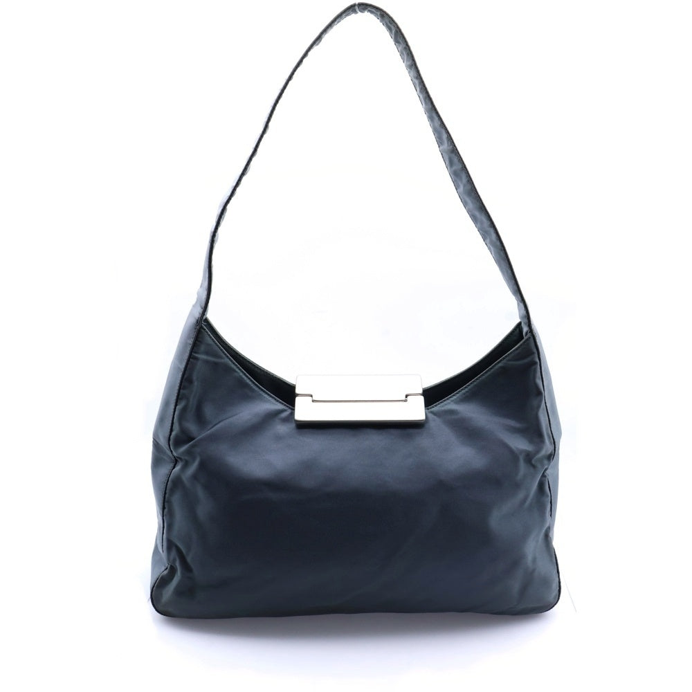 PRADA(プラダ) ショルダーバッグ ナイロン ロゴ金具 グレー