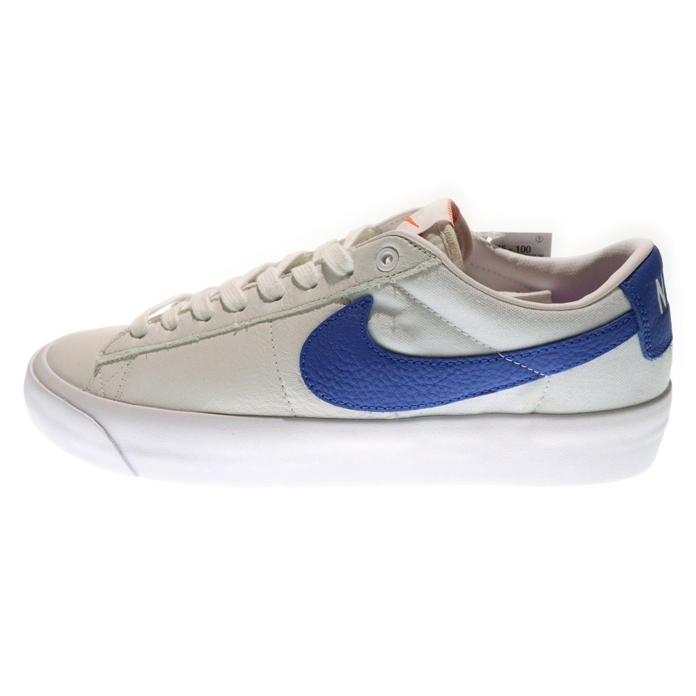 NIKE SB(ナイキエスビー) ORANGGE LABEL ZOOM BLAZER LOW DH5675-100 オレンジ レーベル ズーム ブレーザー ロー プロ GT ISO US10/28.0cm ホワイト/ブルー