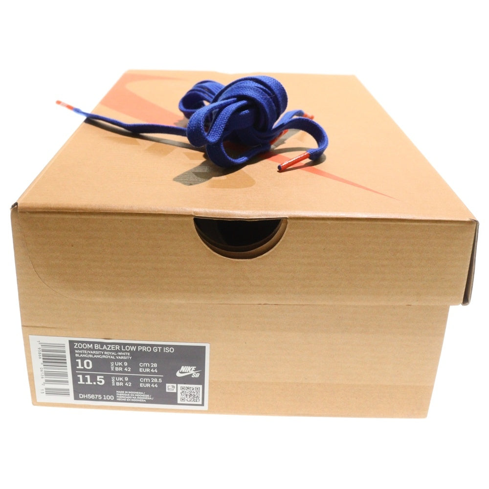 NIKE SB(ナイキエスビー) ORANGGE LABEL ZOOM BLAZER LOW DH5675-100 オレンジ レーベル ズーム ブレーザー ロー プロ GT ISO US10/28.0cm ホワイト/ブルー