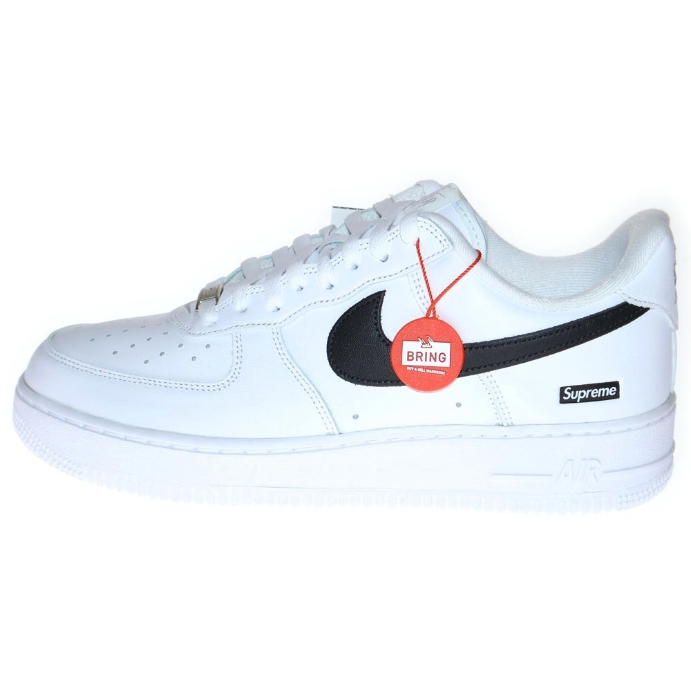 NIKE(ナイキ) 25AW×SUPREME AIR FORCE 1 LOW CU9225-102 シュプリーム エアフォース1 ローカットスニーカー US9.5/27.5cm ブラック/ホワイト