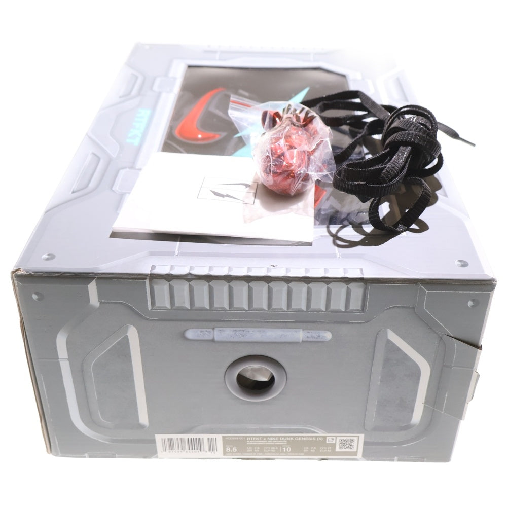 NIKE(ナイキ) ×RTFKT DUNK GENESIS CLONE X HQ0899-001 アーティファクト ダンク ジェネシス クローンX ローカットスニーカー US8.5/26.5cm ブラック/レッド