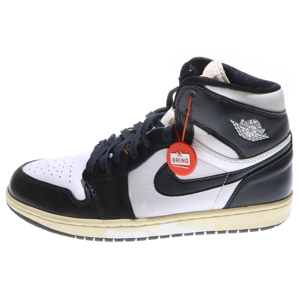 NIKE(ナイキ) 【観賞用 2008年製】AIR JORDAN 1 RETRO CDP 332550-011 エアジョーダン1 カウントダウンパック ハイカットスニーカー US9.5/27.5cm ホワイト/ブラック