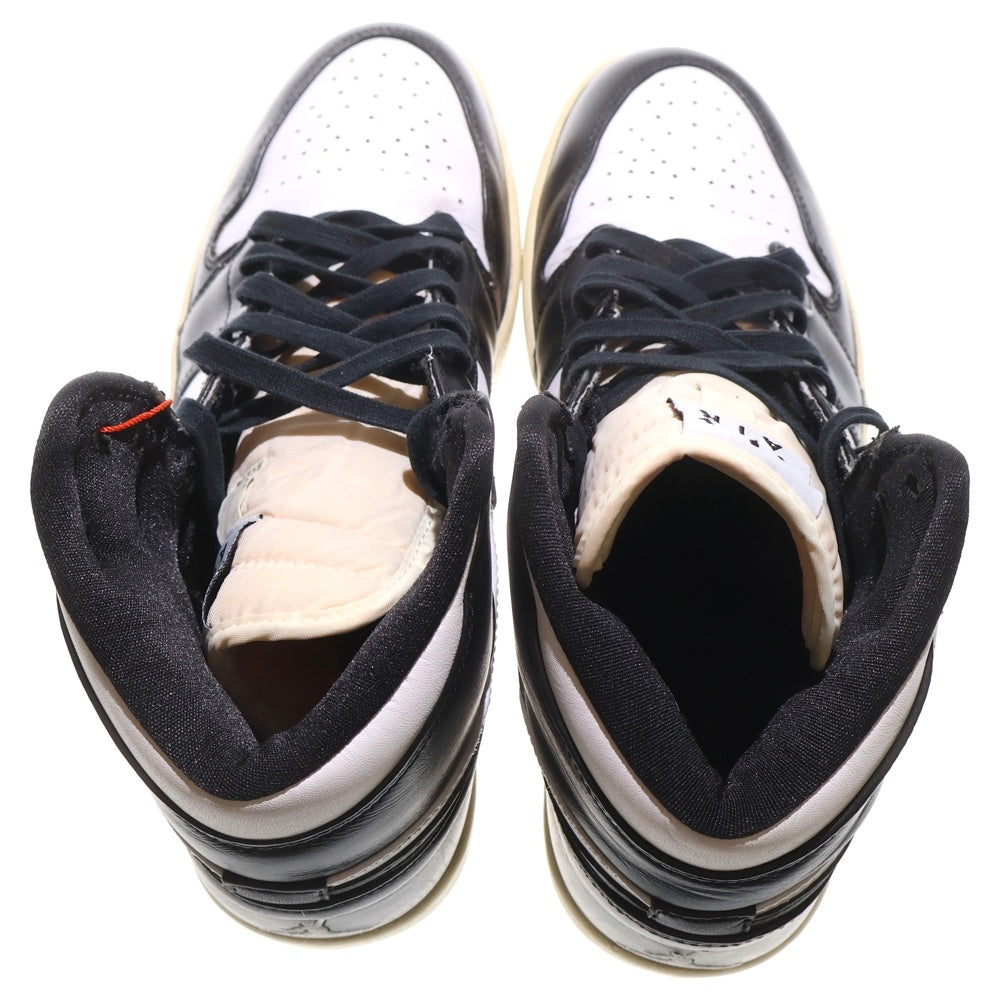 NIKE(ナイキ) 【観賞用 2008年製】AIR JORDAN 1 RETRO CDP 332550-011 エアジョーダン1 カウントダウンパック ハイカットスニーカー US9.5/27.5cm ホワイト/ブラック